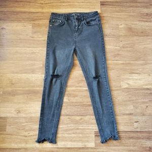 Wild Fable Size 8 High Rise Skinny Ripped Knee Jeans